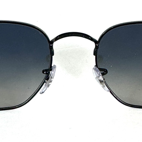 RAY-BAN RB3548 Sunglasses NEW Hexagonal Flat Lenses Black Made In Italy main image 2